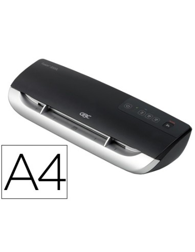 Plastificadora gbc fusion 3000l din a4 apagado automatico 2 rodillos hasta 125 mc