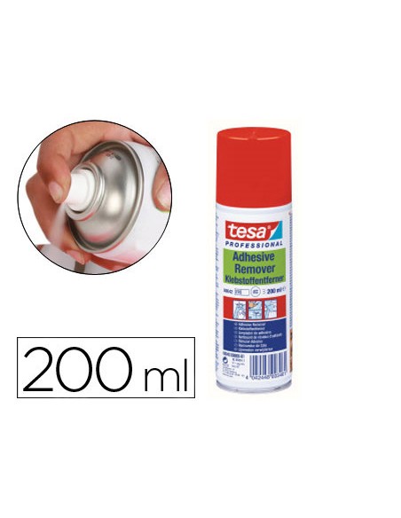 Limpiador de pegamento tesa en spray bote de 200 ml