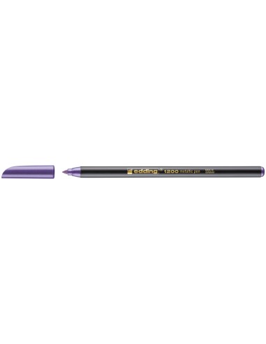 Rotulador edding punta fibra 1200 violeta metalizado n 78 punta redonda 1 3 mm