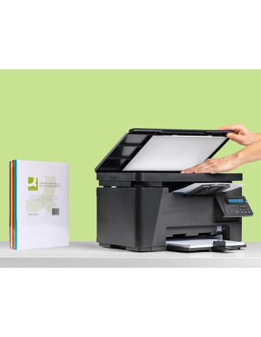 Papel color q connect din a4 80 gr 5 colores surtidos intensos paquete de 500 hojas