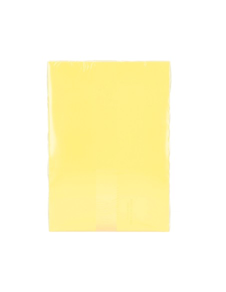 Papel color q connect din a4 80gr amarillo paquete de 500 hojas