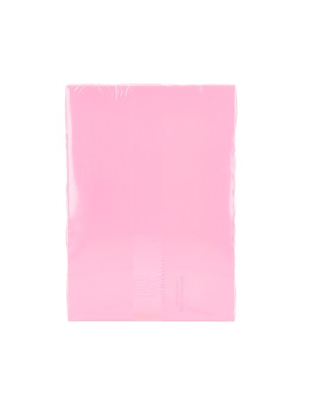 Papel color q connect din a4 80 gr rosa paquete de 500 hojas