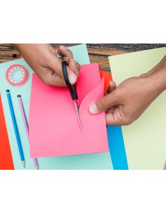 Papel color q connect din a4 80gr celeste paquete de 500 hojas