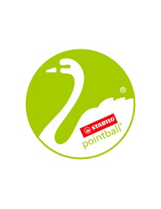 Boligrafo stabilo pointball 05 mm rojo