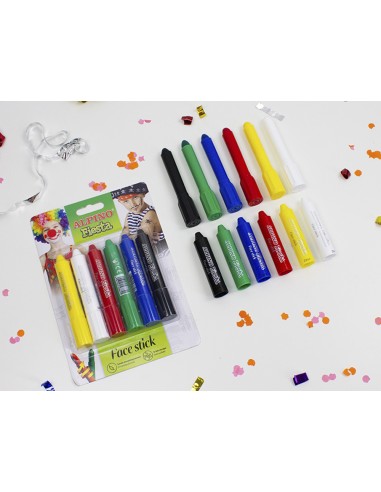 Barra maquillaje face stick 6 colores surtidos