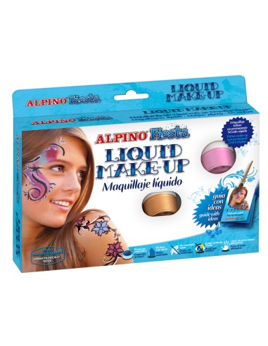 Maquillaje liquido set de 8 colores surtidos mas pincel