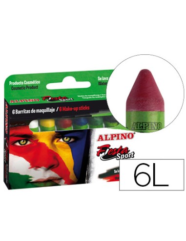 Barra maquillaje alpino set de maquillaje sport 6 colores colores