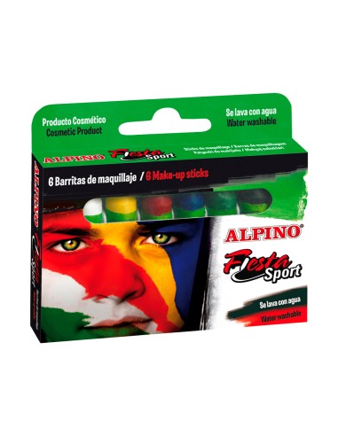 Barra maquillaje alpino set de maquillaje sport 6 colores colores