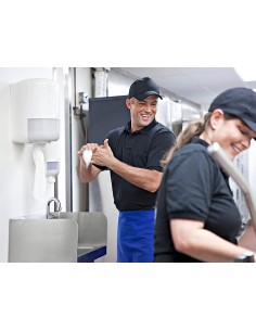 Papel secamanos central 2 capas para dispensador m2 rollo de 1502 mt