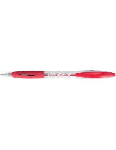 Boligrafo bic atlantis rojo retractil tinta aceite punta de 1 mm