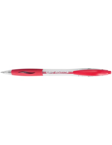 Boligrafo bic atlantis rojo retractil tinta aceite punta de 1 mm