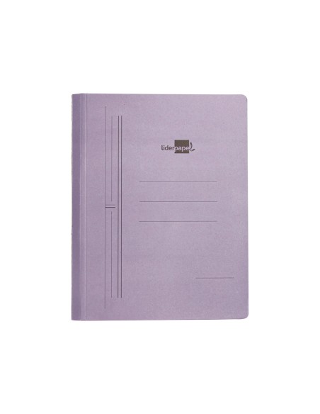 Carpeta gusanillo liderpapel folio carton azul
