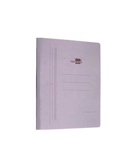 Carpeta gusanillo liderpapel folio carton azul