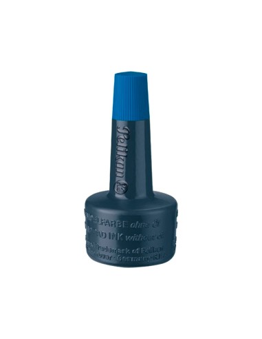 Tinta tampon pelikan azul bote 28 ml