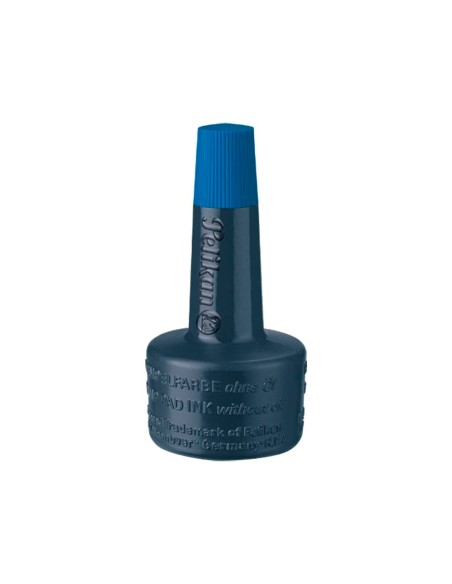 Tinta tampon pelikan azul bote 28 ml