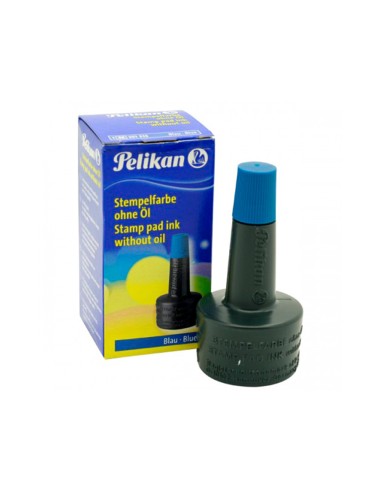 Tinta tampon pelikan azul bote 28 ml