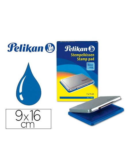 Tampon pelikan nº1 azul 90x160 mm
