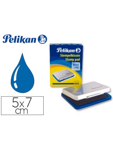 Tampon pelikan nº3 azul 50x70 mm