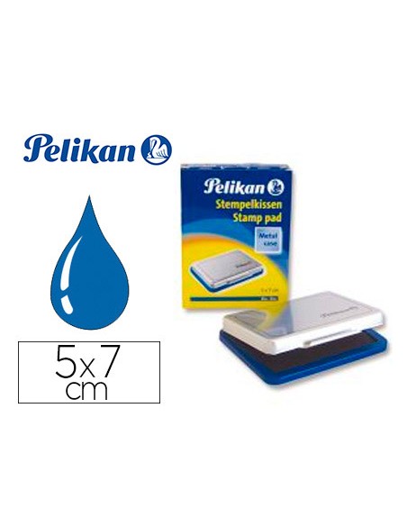 Tampon pelikan nº3 azul 50x70 mm