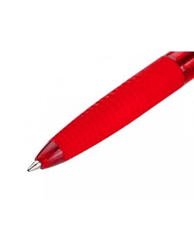 Boligrafo pilot super grip g rojo retractil sujecion de caucho tinta base de aceite