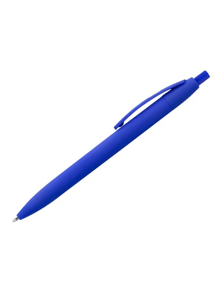 Boligrafo liderpapel soft touch retractil 10 mm tinta azul