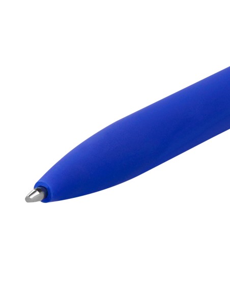 Boligrafo liderpapel soft touch retractil 10 mm tinta azul