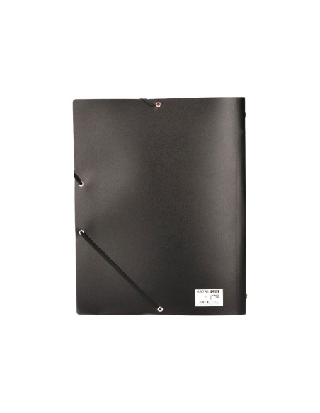 Carpeta liderpapel clasificadora polipropileno din a4 negra portafirmas 12 departamentos