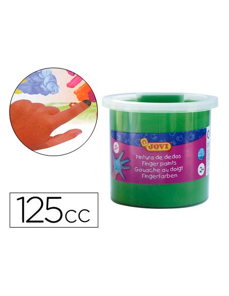 Pintura a dedos jovi 125 cc verde