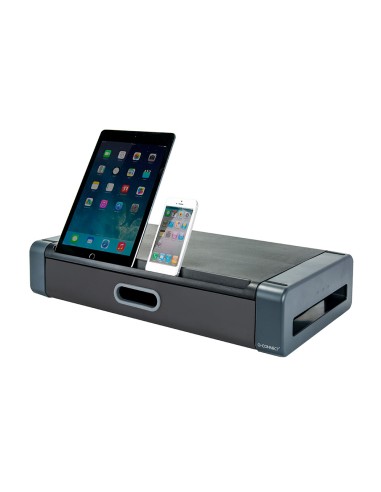 Soporte q connect deluxe para monitor con cajon 486x276x96 mm