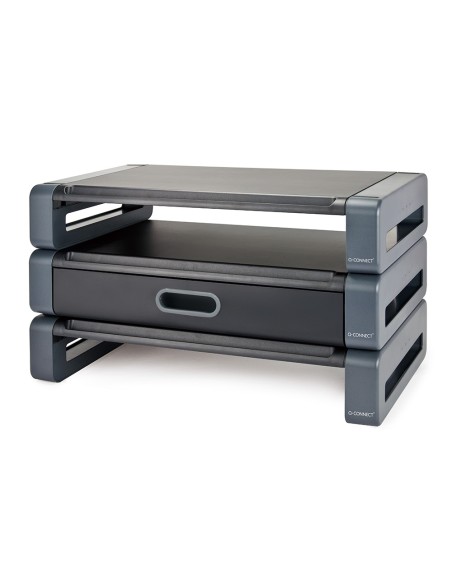 Soporte q connect deluxe para monitor con cajon 486x276x96 mm