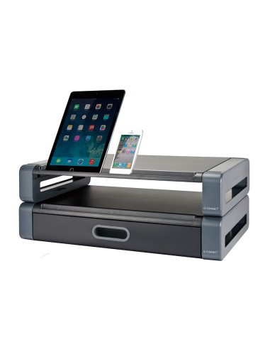 Soporte q connect deluxe para monitor 486x276x96 mm