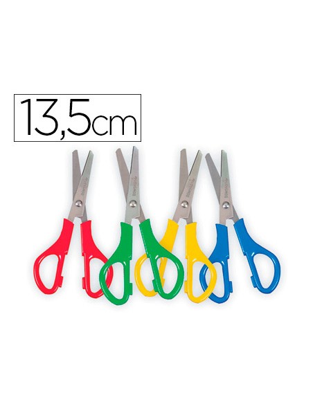 Tijera escolar liderpapel para zurdos 135 cm unidad