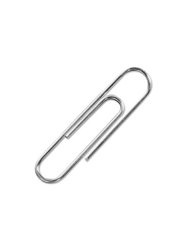 Clips niquelados q connect nº3 43 mm caja de 100 unidades