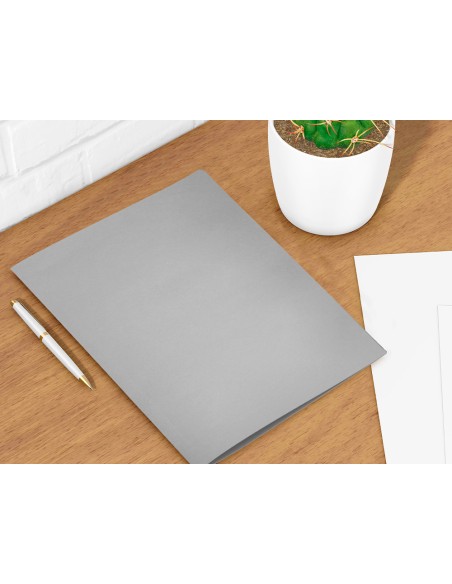 Subcarpeta liderpapel folio gris 180g m2