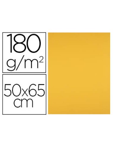 Cartulina liderpapel 50x65 cm 180 gr oro viejo paquete de 25 hojas