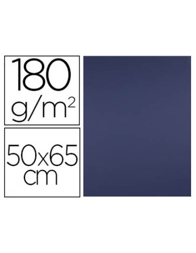Cartulina liderpapel 50x65 cm 180 gr zafiro unidad