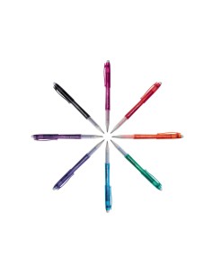 Boligrafo paper mate erasable gel colores surtidos con goma de borrar