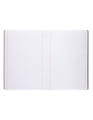 Libreta liderpapel 360 tapa de plastico a4 48 hojas 90g m2 5mm con doble margen tapa negra