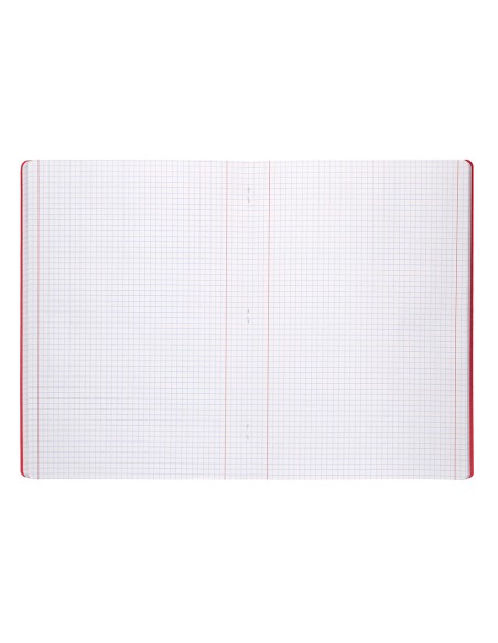 Libreta liderpapel 360 tapa de plastico a5 48 hojas 90g m2 5mm con doble margen colores surtidos