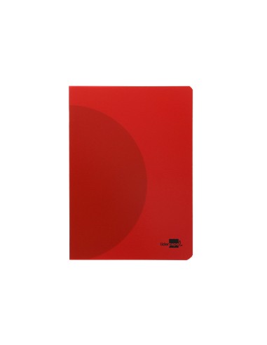 Libreta liderpapel 360 tapa de plastico a4 48 hojas 90g m2 horizontal con doble margen colores surtidos