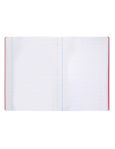 Libreta liderpapel 360 tapa de plastico a4 48 hojas 90g m2 cuadro 4mm con margen colores surtidos