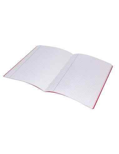 Libreta liderpapel 360 tapa de plastico a4 48 hojas 90g m2 cuadro 4mm con margen colores surtidos