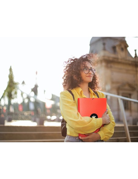 Carpeta antartik gomas a4 3 solapas carton forrado colores surtidos