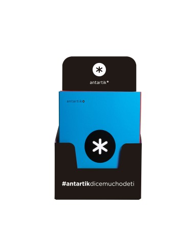 Carpeta 4 anillas 40 mm mixtas antartik a4 forrada colores surtidos