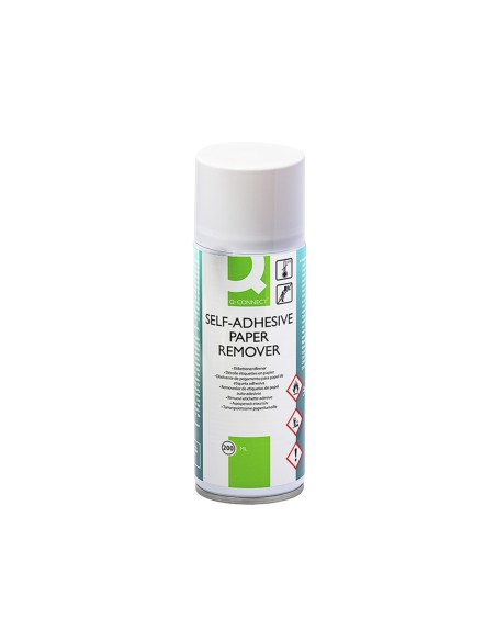 Limpiador de pegamento q connect para etiqueta adhesiva bote de 200 ml