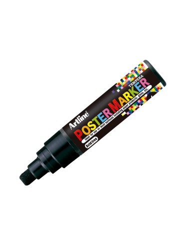 Rotulador artline poster marker epp 6 neg punta redonda 6 mm color negro