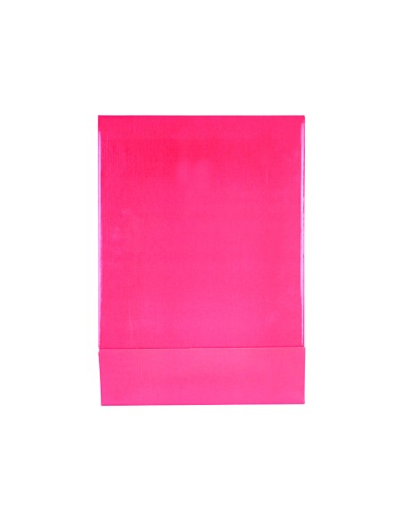 Caja archivador liderpapel de palanca carton folio documenta lomo 75 mm rosa