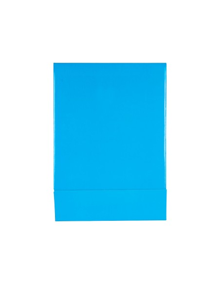 Caja archivador liderpapel de palanca carton folio documenta lomo 75mm celeste