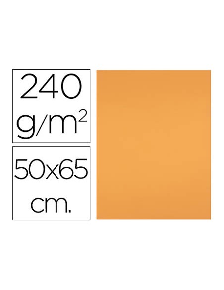 Cartulina liderpapel 50x65 cm 240g m2 nectarina paquete de 25 hojas