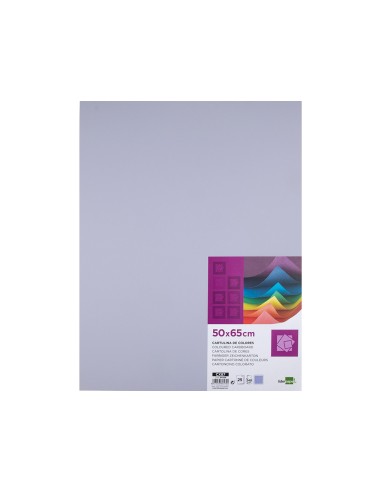 Cartulina liderpapel 50x65 cm 240g m2 lila paquete de 25 hojas